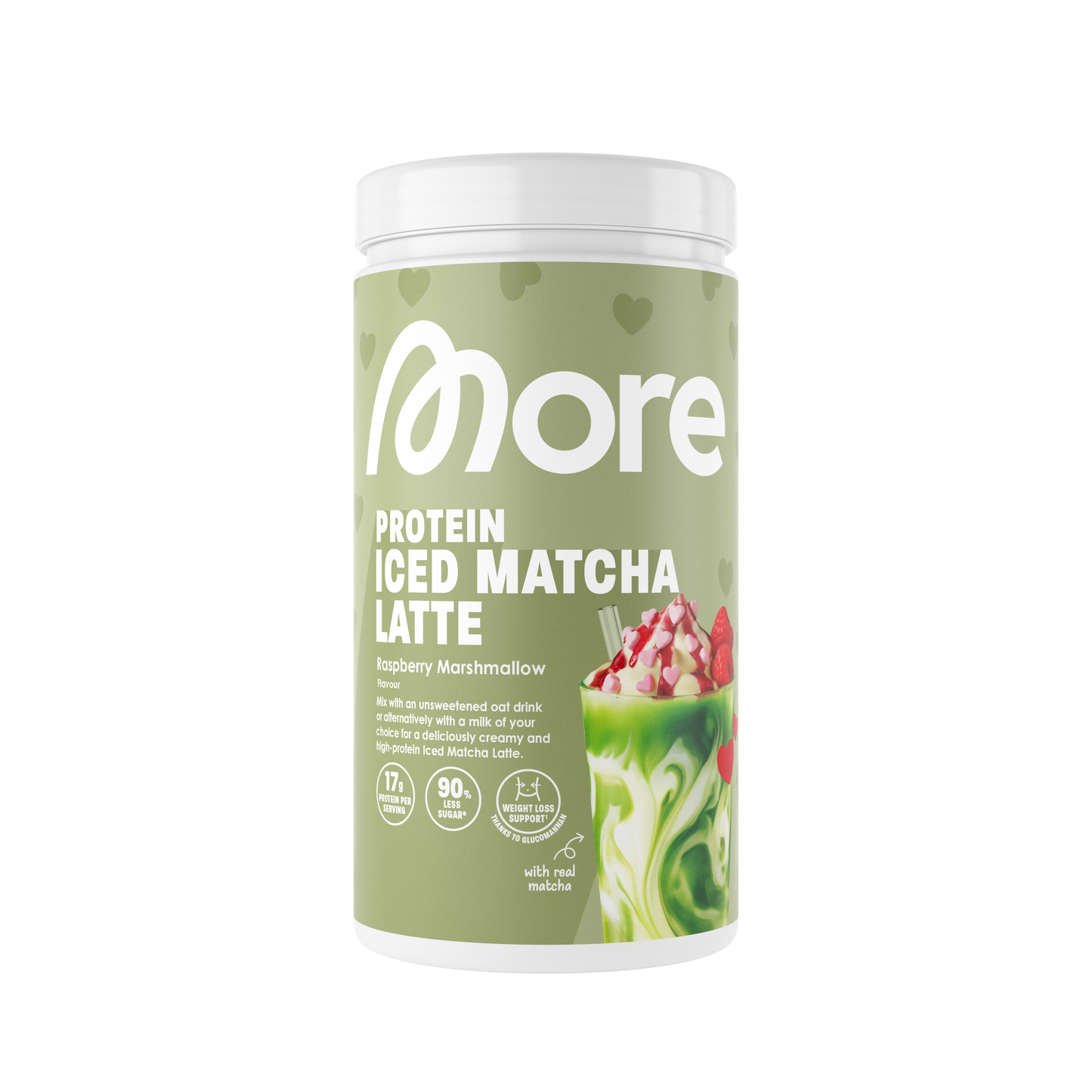 More Protein Iced Matcha Latte