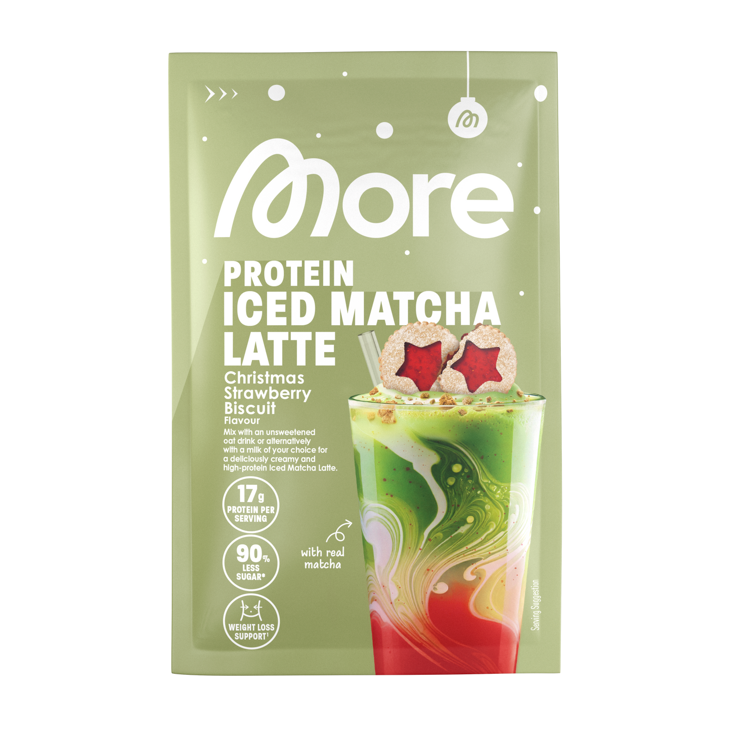 More Protein Iced Matcha Latte